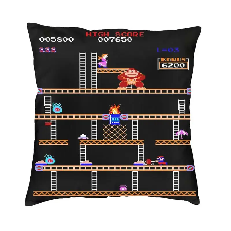 Аркадная игра Donkey Kong наволочки для диванных подушек украшение для спальни скандинавские подушки для дивана квадратная наволочка
Аркадная игра Donkey Kong наволочки для диванных подушек украшение для спальни скандинавские подушки для дивана квадратная наволочка