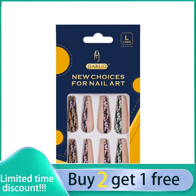 JIARUO накладные ногти для дизайна ногтей Длинные накладные ногти гроб накладные патчи с леопардовым принтом балета накладные акриловые гроб... 
JIARUO накладные ногти для дизайна ногтей Длинные накладные ногти гроб накладные патчи с леопардовым принтом балета накладные акриловые гроб...