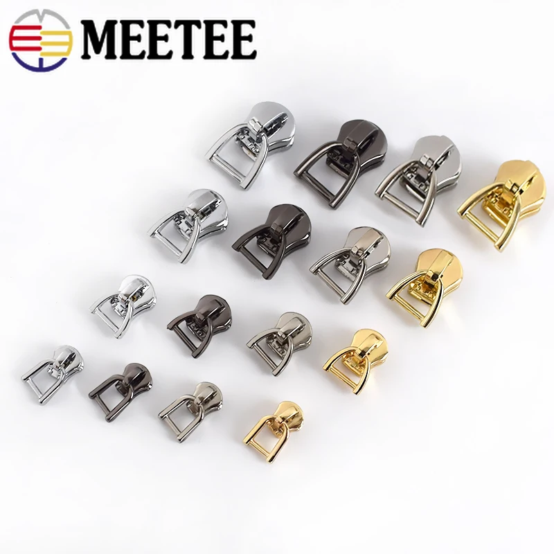 50Pcs Meetee 3/5/8/10# Zipper Sliders D Ring for Metal Zip Jacket Bag Zippers Head DIY Sewing Clothes Zips Repair Kit Accessory
50Pcs Meetee 3/5/8/10# Zipper Sliders D Ring for Metal Zip Jacket Bag Zippers Head DIY Sewing Clothes Zips Repair Kit Accessory