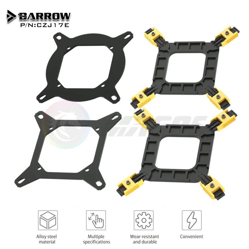 Barrow Intel LGA 1700 CPU Block Bracket For Computer Water Cooling Accessories Mounting Backplate CZJ17S/CZJ17E
Barrow Intel LGA 1700 CPU Block Bracket For Computer Water Cooling Accessories Mounting Backplate CZJ17S/CZJ17E