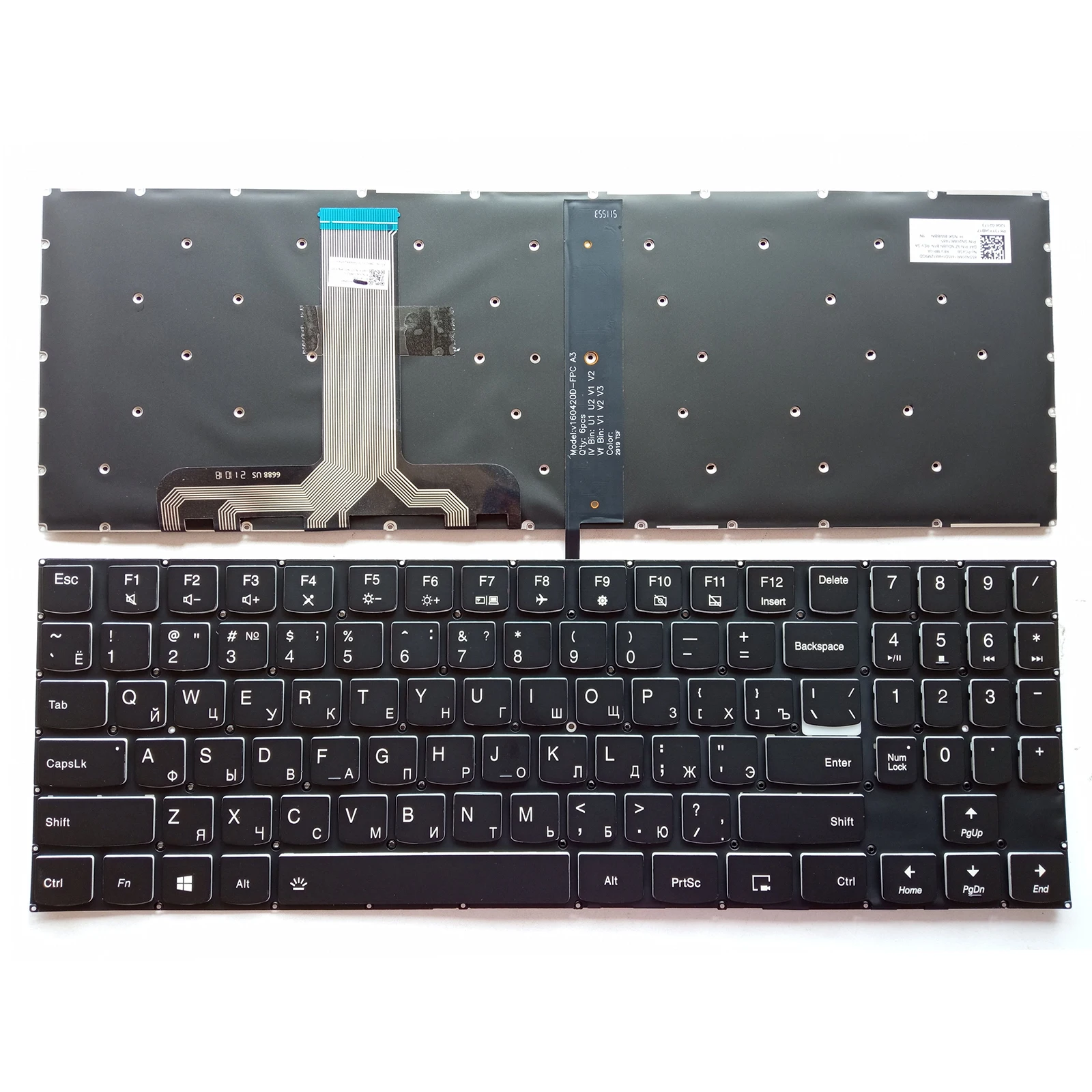 Оригинальная новая клавиатура для Lenovo Legion Y7000 Y7000P-1060 Y530 с белой подсветкой
Оригинальная новая клавиатура для Lenovo Legion Y7000 Y7000P-1060 Y530 с белой подсветкой