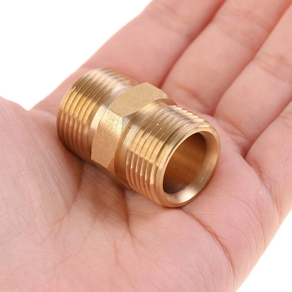 High Pressure Washer Hose Extension Connector Adapter Copper M22 14mm /15mm Male Thread Female Hose Coupler Adaptor
High Pressure Washer Hose Extension Connector Adapter Copper M22 14mm /15mm Male Thread Female Hose Coupler Adaptor