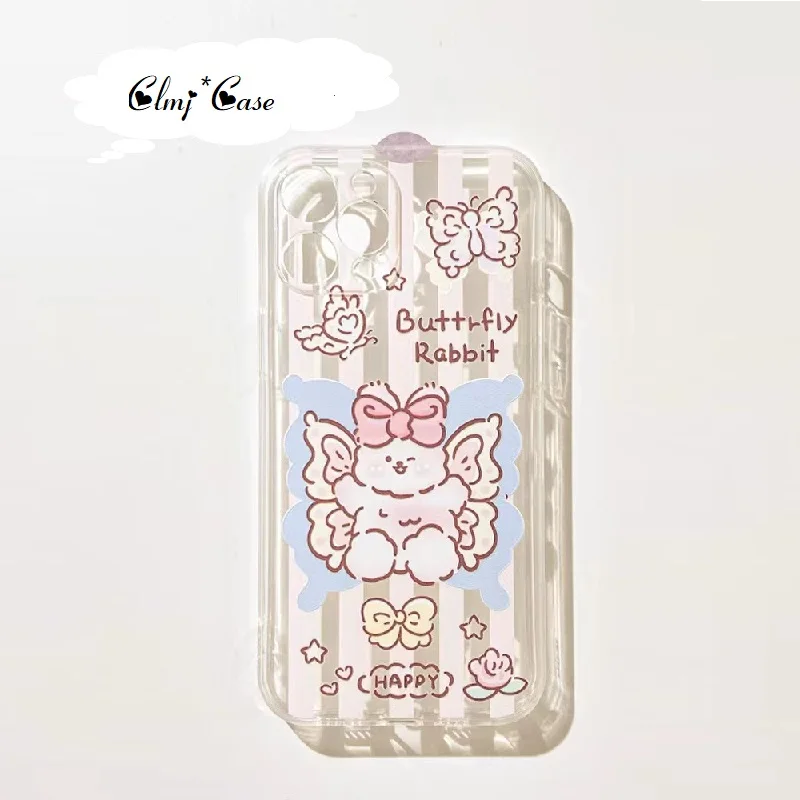 Clmj Cute Rabbit Butterfly Phone Case For iPhone 11 12 Mini 13 14 Pro XR X XS 7 8 Plus Se 2020 Silicone Phone Protective Cover
Clmj Cute Rabbit Butterfly Phone Case For iPhone 11 12 Mini 13 14 Pro XR X XS 7 8 Plus Se 2020 Silicone Phone Protective Cover