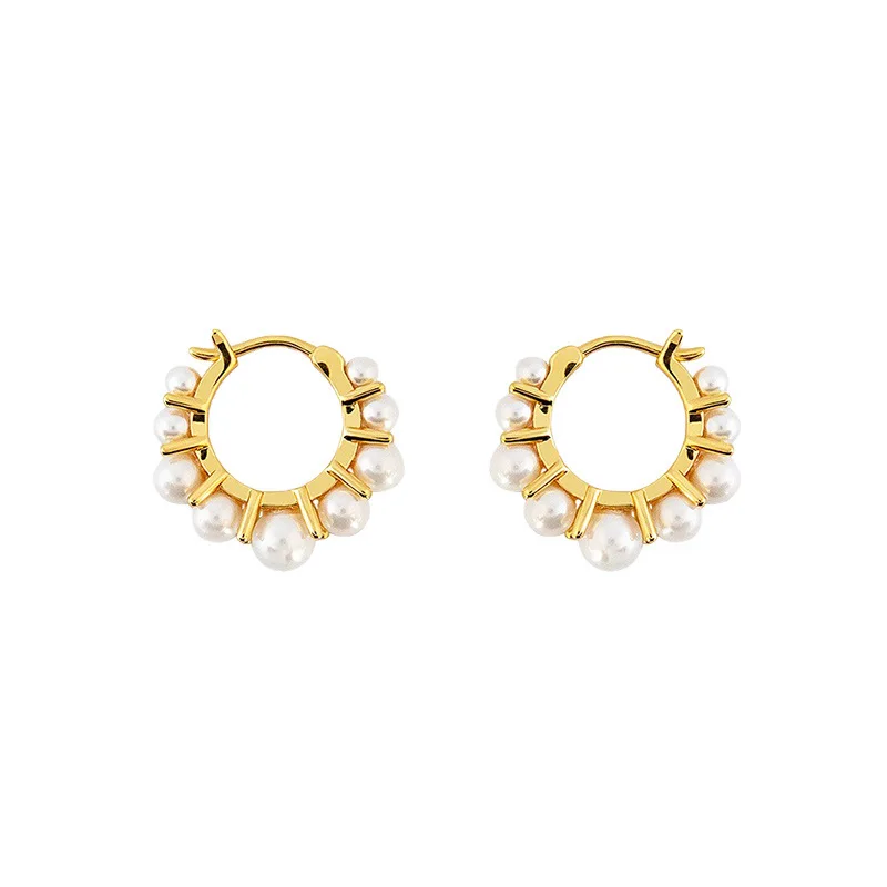 Sunflower geometric pearl inlaid circular earrings earrings earrings female net red super fairy simple design Earrings
Sunflower geometric pearl inlaid circular earrings earrings earrings female net red super fairy simple design Earrings