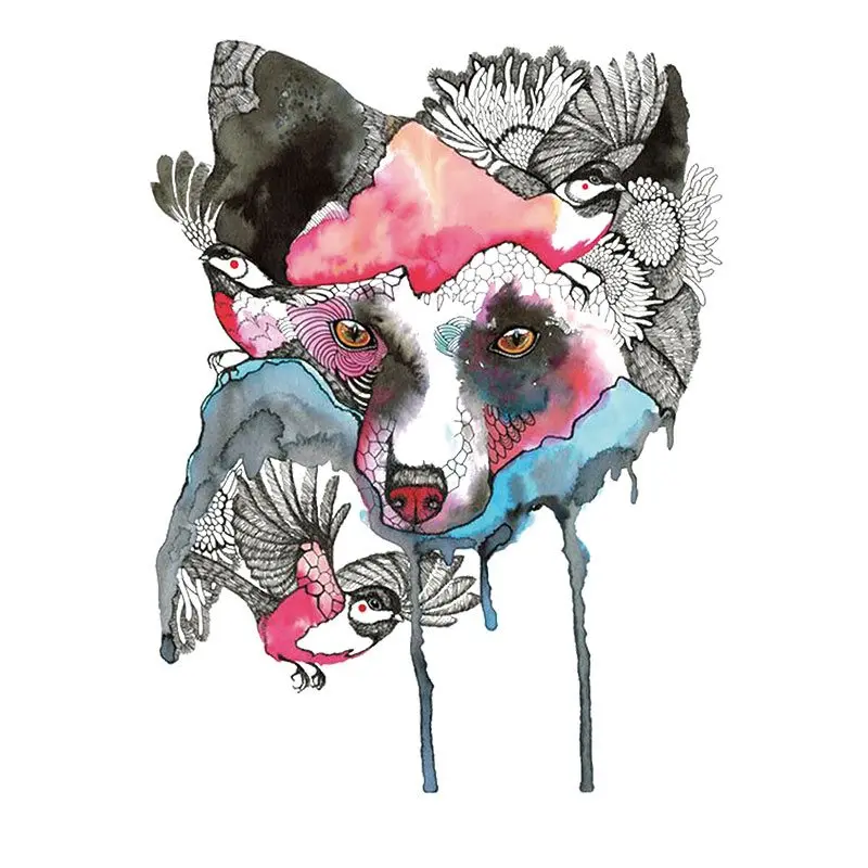 17.5x23cm Colorful Fox Bird Animal Iron On Patches For DIY Clothes T-Shirt Thermal Heat Transfer Stickers Printing
17.5x23cm Colorful Fox Bird Animal Iron On Patches For DIY Clothes T-Shirt Thermal Heat Transfer Stickers Printing