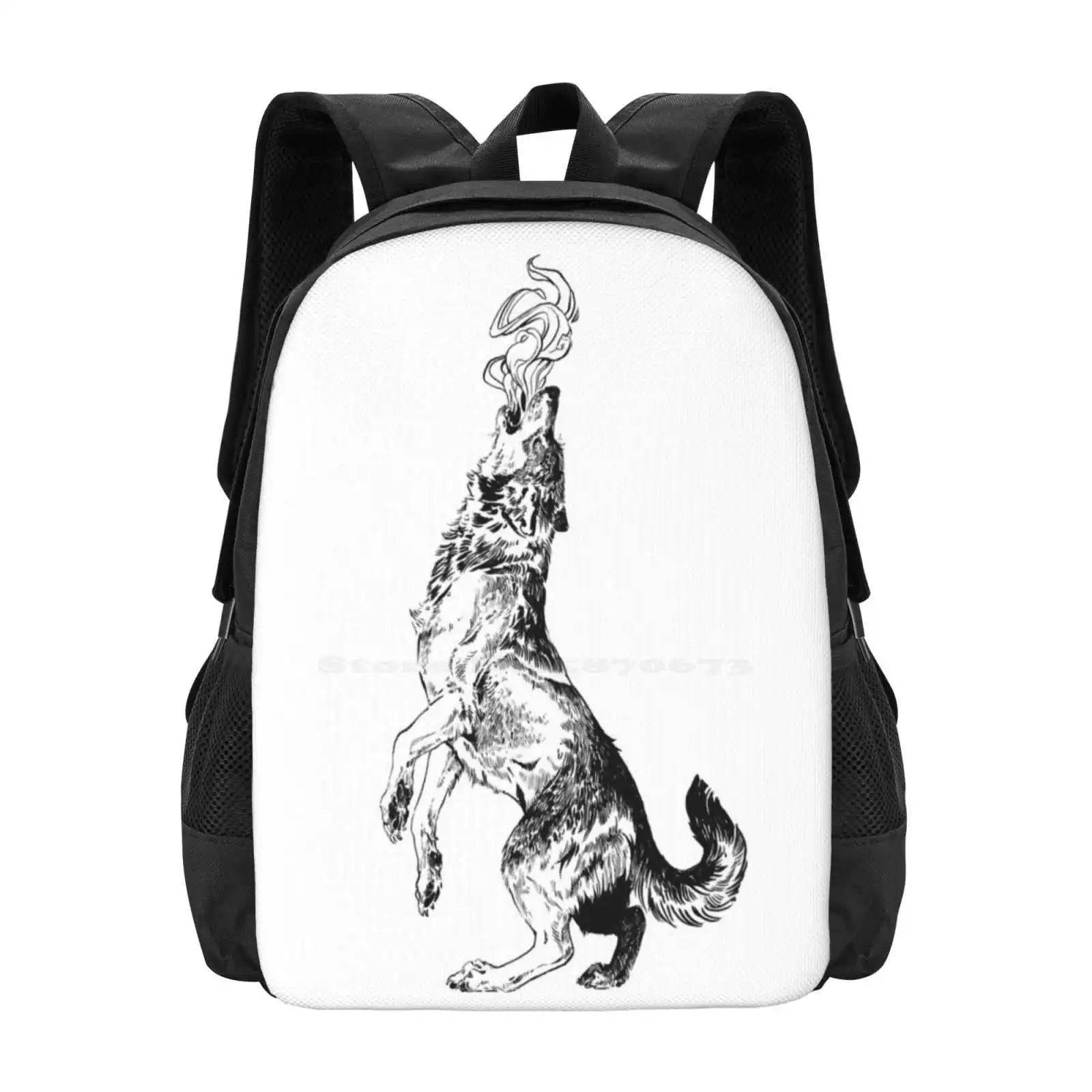 Howling Wolf Pattern Design Laptop Travel School Bags Wolf Howl Howling Ink Tattoo
Howling Wolf Pattern Design Laptop Travel School Bags Wolf Howl Howling Ink Tattoo