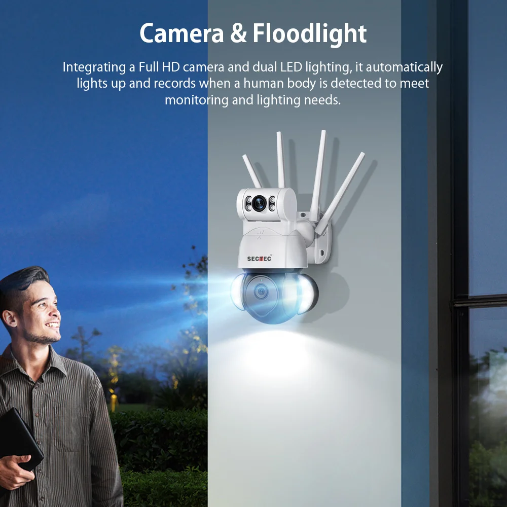 360-degree 4MP Wireless Panoramic Binocular Ball Machine WIFI Camera AI Face Recognition Gun Ball Linkage Camera Baby Monitor
360-degree 4MP Wireless Panoramic Binocular Ball Machine WIFI Camera AI Face Recognition Gun Ball Linkage Camera Baby Monitor