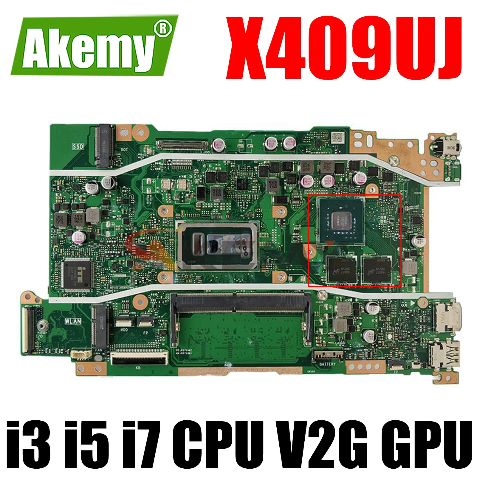 X409UJ motherboard I3-7020U I3-8145U I5-8265U I7-8565U CPU 4GB RAM V2G For ASUS X409 X409U X409UJ Laptop motherboard mainboard
X409UJ motherboard I3-7020U I3-8145U I5-8265U I7-8565U CPU 4GB RAM V2G For ASUS X409 X409U X409UJ Laptop motherboard mainboard