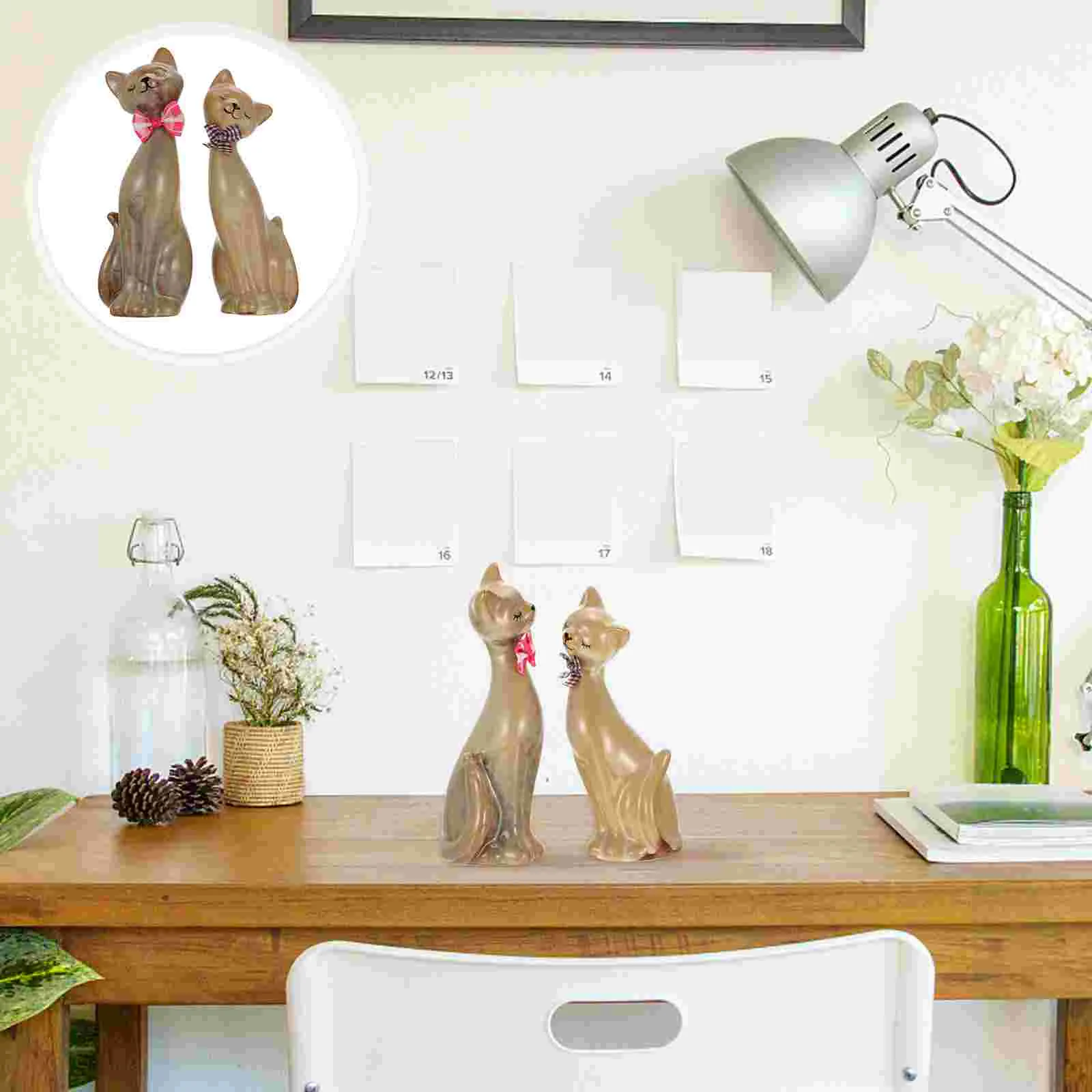 Cat Figurines Ceramic Decor Statue Ornament Figurinedesktop Cats Couples Animal Vintage Gifts Home Adornment Decoration Models
Cat Figurines Ceramic Decor Statue Ornament Figurinedesktop Cats Couples Animal Vintage Gifts Home Adornment Decoration Models