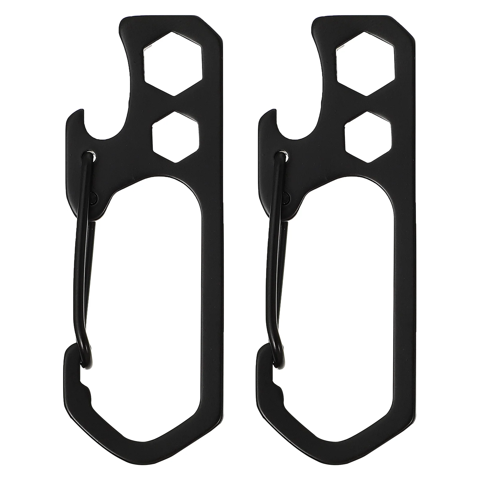 2pcs Hanging Buckles Stainless Steel Keychains Bottle Openers Outer Hexagon Wrench
2pcs Hanging Buckles Stainless Steel Keychains Bottle Openers Outer Hexagon Wrench