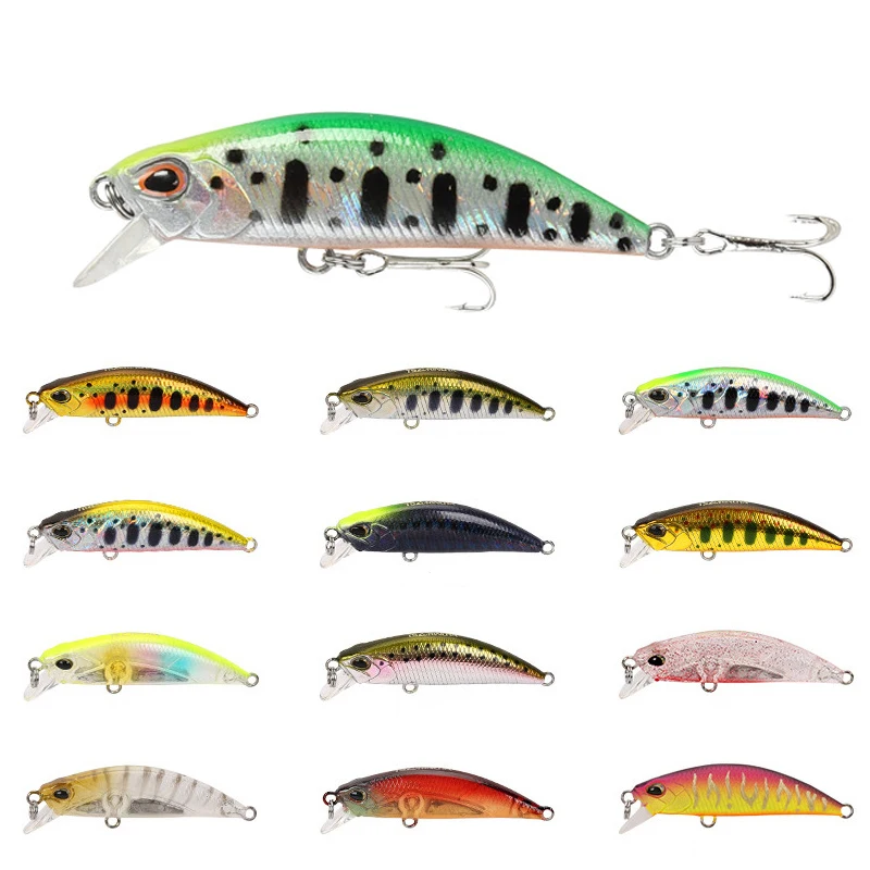 10/15 Pcs 5cm 5G Sink Minnow Bait Fishing Lure Beading Bass Bionic Plastic Hard Artificial Pesca Bait Perch Trout Wobbler
10/15 Pcs 5cm 5G Sink Minnow Bait Fishing Lure Beading Bass Bionic Plastic Hard Artificial Pesca Bait Perch Trout Wobbler