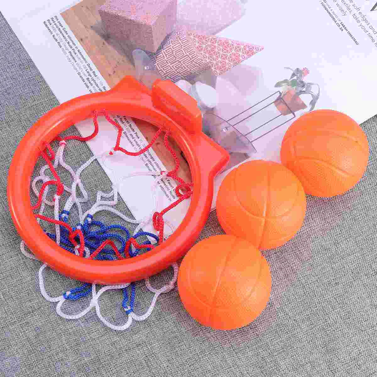 4pcs Fun Basketball and Balls Playset Bathtub Shooting Game for Kids Toddlers (1 Basketball Hoops, 3 Balls)
4pcs Fun Basketball and Balls Playset Bathtub Shooting Game for Kids Toddlers (1 Basketball Hoops, 3 Balls)