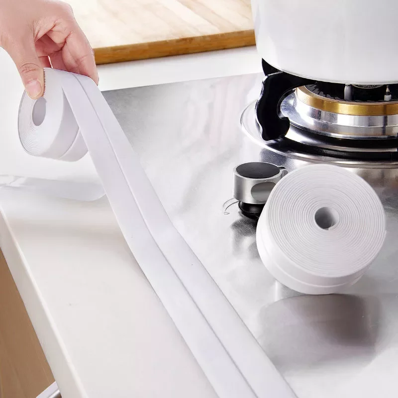 3.2m Kitchen Sink PVC Waterproof Sticker Anti-mold Waterproof Tape Bathroom Countertop Toilet Gap Self-adhesive Seam Stickers
3.2m Kitchen Sink PVC Waterproof Sticker Anti-mold Waterproof Tape Bathroom Countertop Toilet Gap Self-adhesive Seam Stickers