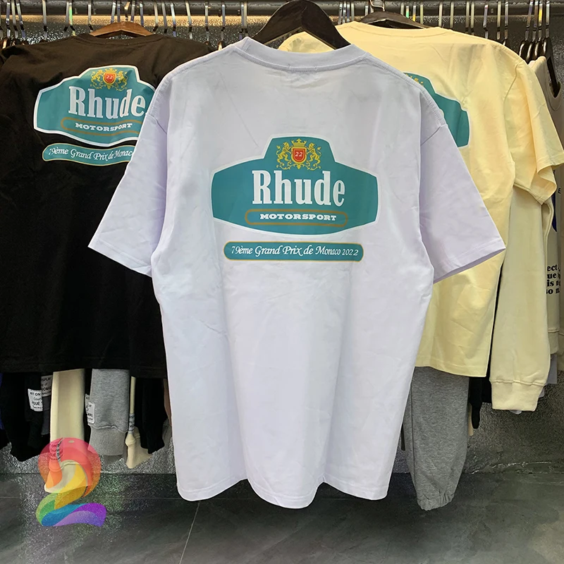 Summer Rhude Tshirts 1:1 High Quantity Blue Alphabet Print Short Sleeves Fashion Men Women Oversized Rhude T Shirts
Summer Rhude Tshirts 1:1 High Quantity Blue Alphabet Print Short Sleeves Fashion Men Women Oversized Rhude T Shirts