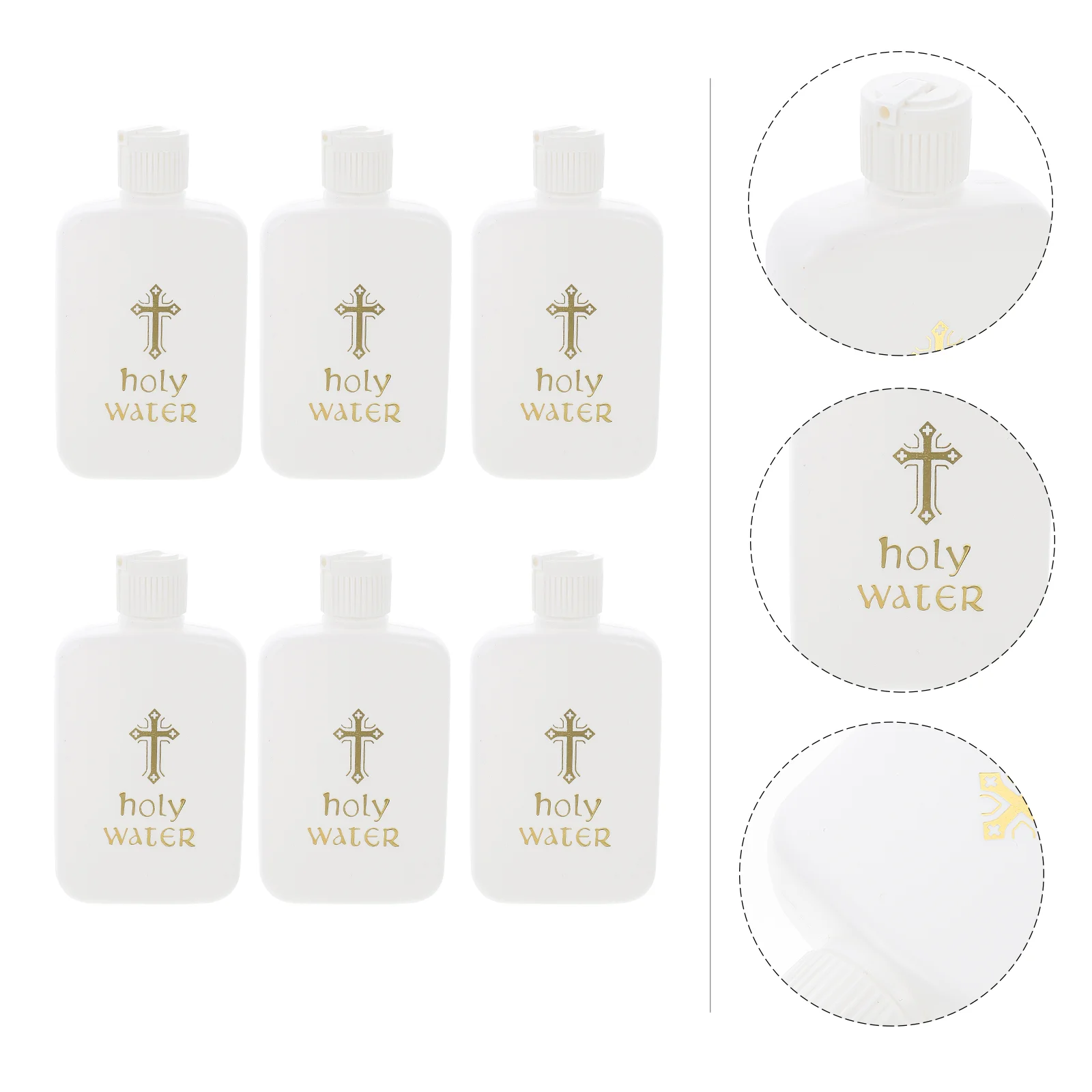 Water Holy Plastic Easter Catholic Container Cross Church Party Empty Religious Refillable Christian Exorcism Baptism Gifts Gold
Water Holy Plastic Easter Catholic Container Cross Church Party Empty Religious Refillable Christian Exorcism Baptism Gifts Gold