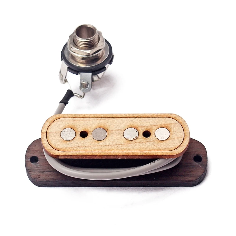 Four-String Maple Rosewood Pickups for Guitar Cigar Box with Alnico 5 Magnets Adds More Focus Dynamics
Four-String Maple Rosewood Pickups for Guitar Cigar Box with Alnico 5 Magnets Adds More Focus Dynamics