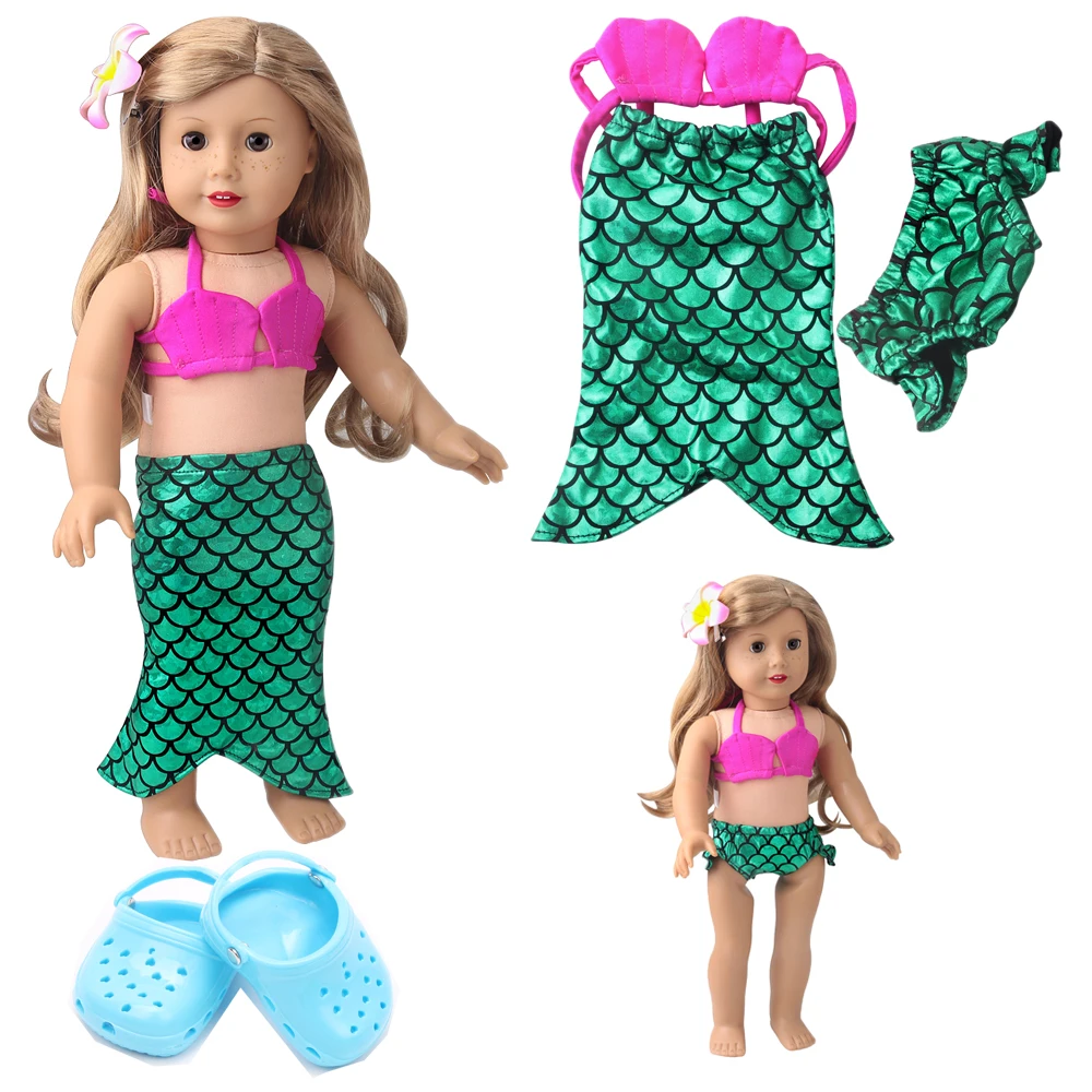 Lalafanfan Clothes Doll Accessories 18 Inch Doll Swimsuit Mermaid Skirt + Shoes Fit 43Cm Baby Clothes Children's Birthday Gifts
Lalafanfan Clothes Doll Accessories 18 Inch Doll Swimsuit Mermaid Skirt + Shoes Fit 43Cm Baby Clothes Children's Birthday Gifts