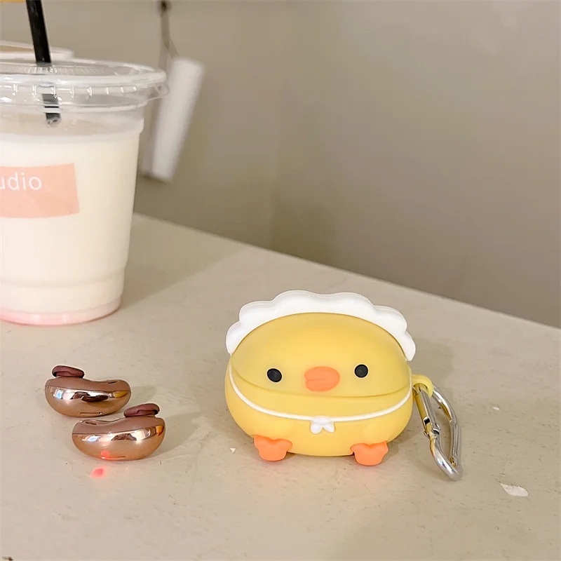 3D Cute Cartoon Chick Protective Cover For Samsung Galaxy Buds2/Live Buds Pro Wireless Bluetooth Headset Silicone Earphone Case
3D Cute Cartoon Chick Protective Cover For Samsung Galaxy Buds2/Live Buds Pro Wireless Bluetooth Headset Silicone Earphone Case