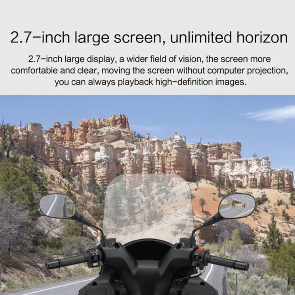 Motorcycle Driving Recorder Front And Rear Dual Recording Rearview Mirror 1080p Driving Recorder Dedicated For Motorcycle K0s5
Motorcycle Driving Recorder Front And Rear Dual Recording Rearview Mirror 1080p Driving Recorder Dedicated For Motorcycle K0s5