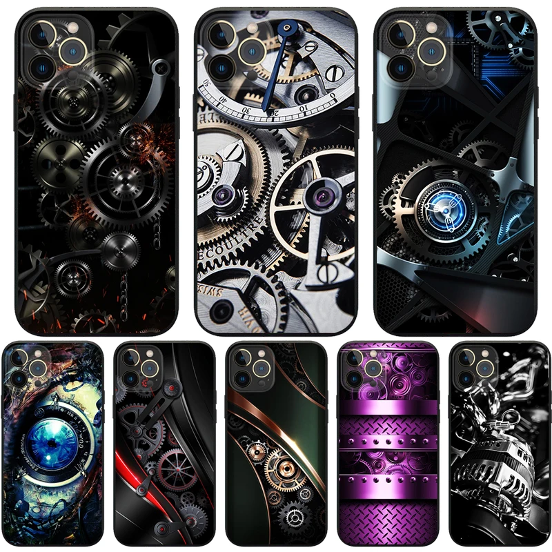 Luxury Technology Gear Phone Case for Iphone 11 12 13 Pro Max Mini 7 8 6 6sPlus Xr X Xs SE Soft Silicone Design Protect Cover
Luxury Technology Gear Phone Case for Iphone 11 12 13 Pro Max Mini 7 8 6 6sPlus Xr X Xs SE Soft Silicone Design Protect Cover