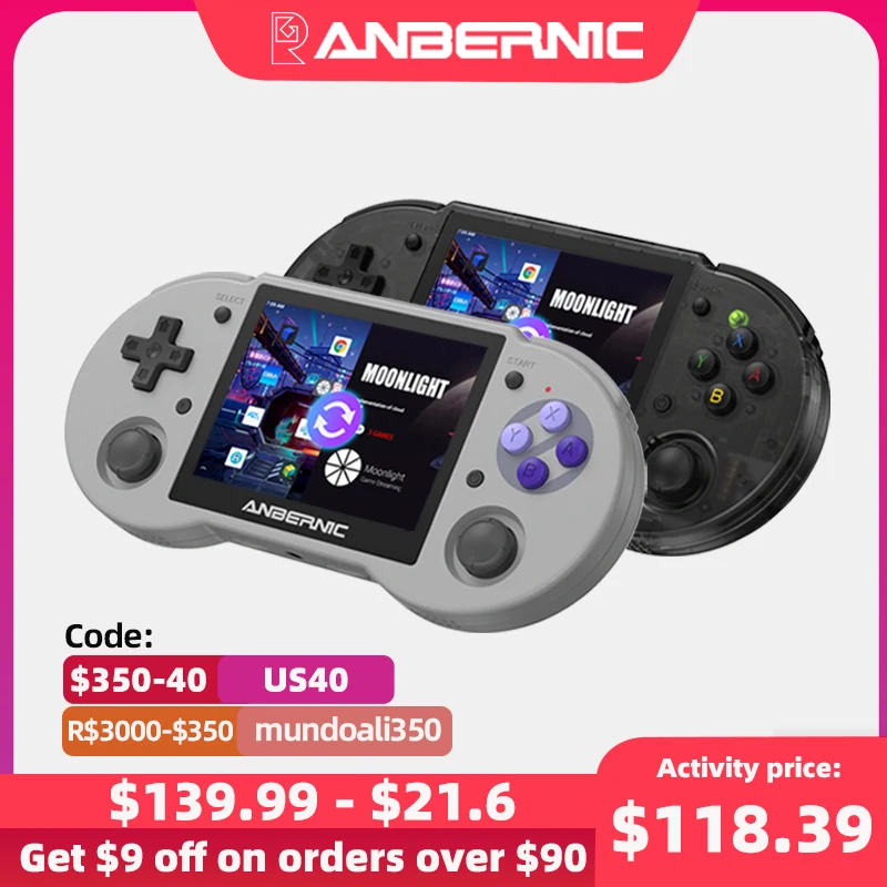 Консоль игровая ручная Anbernic RG353P, 3,5 дюйма, IPS-экран 
Консоль игровая ручная Anbernic RG353P, 3,5 дюйма, IPS-экран