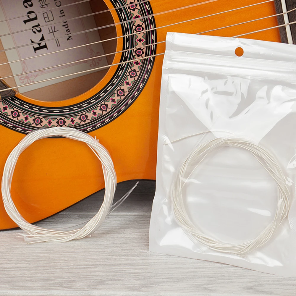 6Pcs/Set Classical Guitar Strings Professional Music Instrument Strings Set Nylon Fiber Classical Guitar Replacement Accessories
6Pcs/Set Classical Guitar Strings Professional Music Instrument Strings Set Nylon Fiber Classical Guitar Replacement Accessories