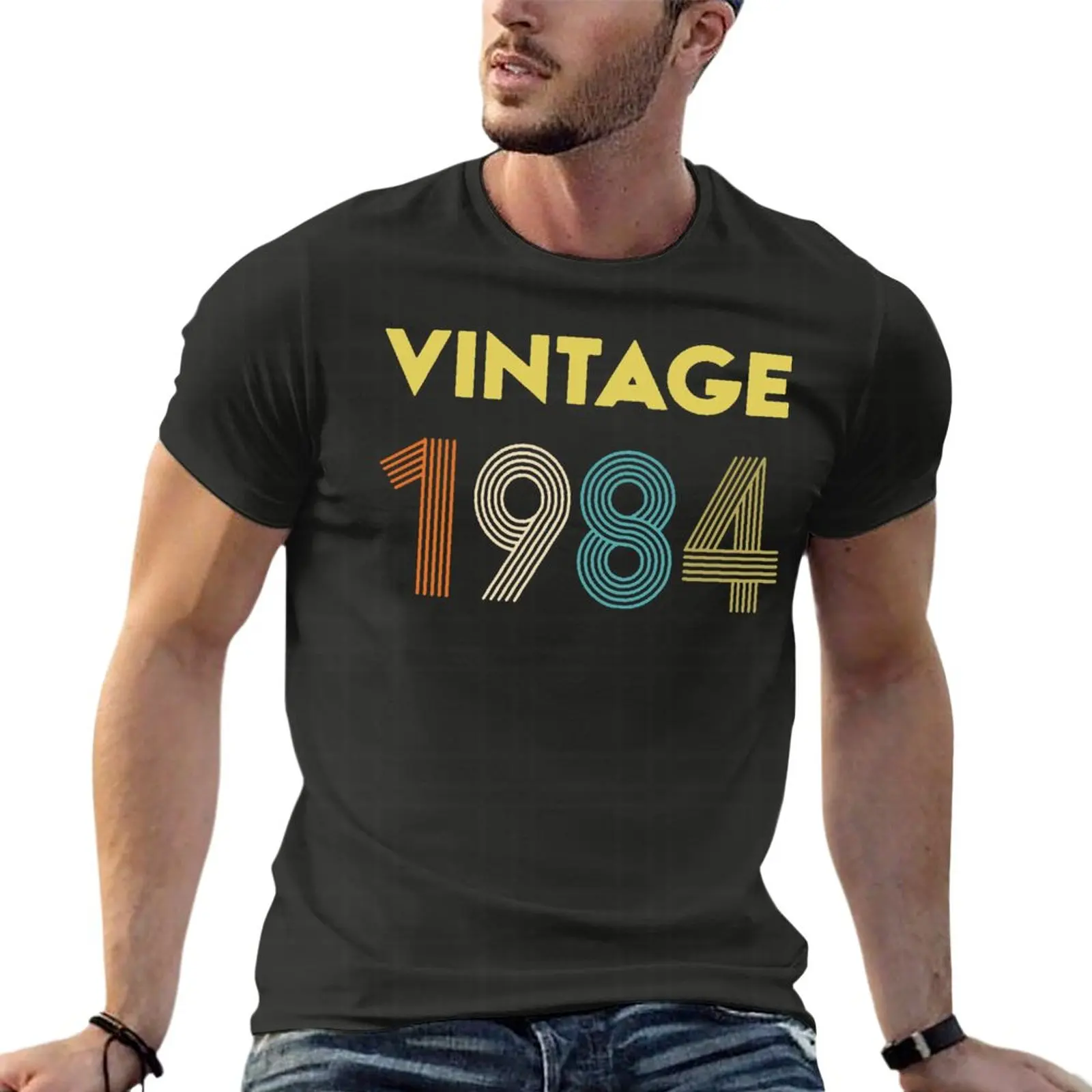 Vintage 1984 Gift Father'S Day Oversized Tshirt Harajuku Mens Clothing 100% Cotton Streetwear Big Size Tops Tee
Vintage 1984 Gift Father'S Day Oversized Tshirt Harajuku Mens Clothing 100% Cotton Streetwear Big Size Tops Tee