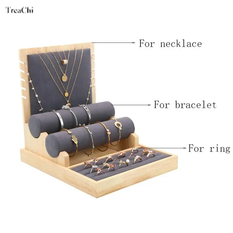 Multifunctional Bamboo Jewelry Display Rack Necklace Bracelet Showcase Props Set Jewelry Organizer Stand Ring Holder 28*23Cm
Multifunctional Bamboo Jewelry Display Rack Necklace Bracelet Showcase Props Set Jewelry Organizer Stand Ring Holder 28*23Cm
