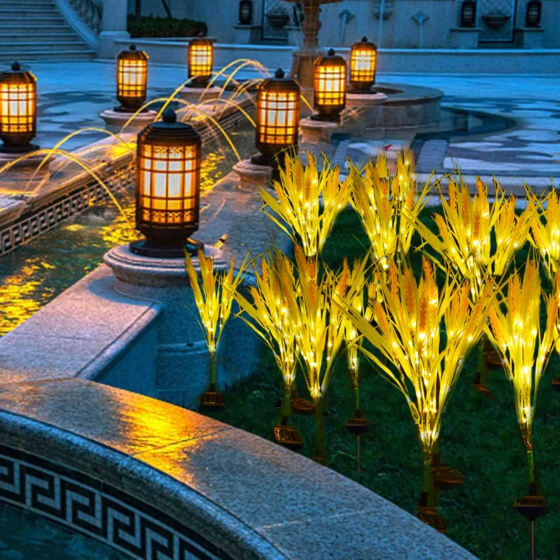 2pcs Outdoor LED Solar Wheat Ear Lamp Outdoor Waterproof Garden Decoration Courtyard Lamp Light Sensing Simulation Lawn Lamp
2pcs Outdoor LED Solar Wheat Ear Lamp Outdoor Waterproof Garden Decoration Courtyard Lamp Light Sensing Simulation Lawn Lamp