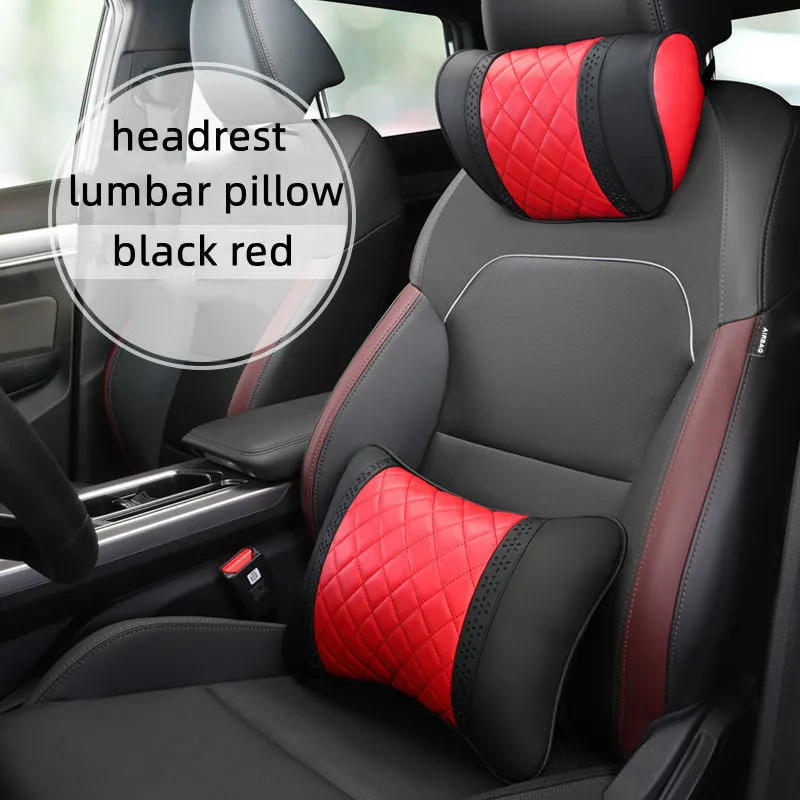 Universal Soft PU Leather Car Headrest Neck Pillow Breathable Lumbar Support Cushion Seat Neck Protection Rest Mat Accessories
Universal Soft PU Leather Car Headrest Neck Pillow Breathable Lumbar Support Cushion Seat Neck Protection Rest Mat Accessories