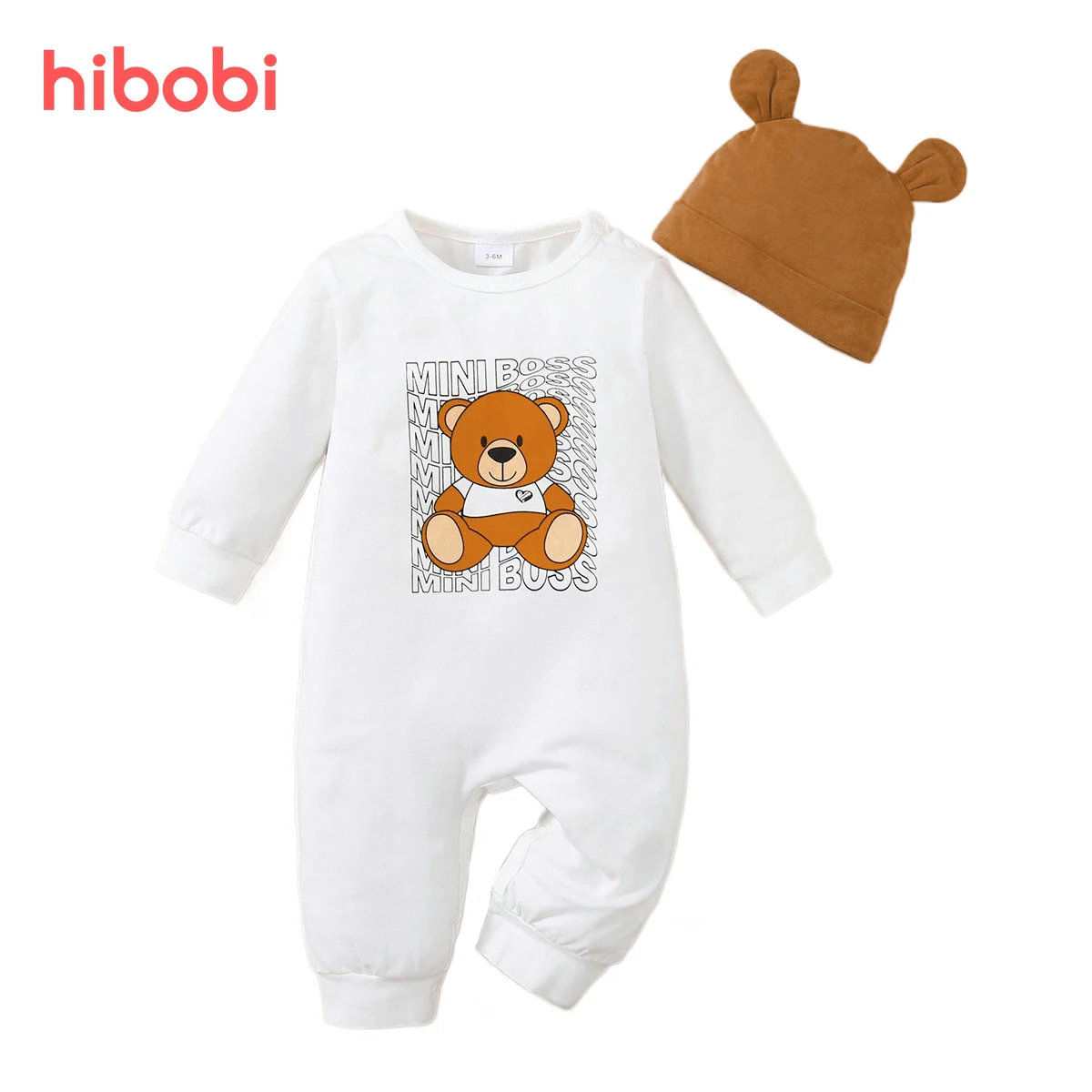 hibobi Baby Solid Color Letter Bear Printed Jumpsuit With Hat Baby Costume Baby Romper Newborn Romper
hibobi Baby Solid Color Letter Bear Printed Jumpsuit With Hat Baby Costume Baby Romper Newborn Romper