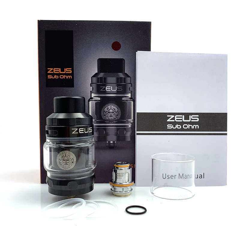 RunVape Zeus Sub Ohm Tank 5ml Vape Atomizer Mesh Z1 Coil 0.4ohm/0.2ohm ZEUS X SUBOHM Tank For Aegis Boost Mod
RunVape Zeus Sub Ohm Tank 5ml Vape Atomizer Mesh Z1 Coil 0.4ohm/0.2ohm ZEUS X SUBOHM Tank For Aegis Boost Mod