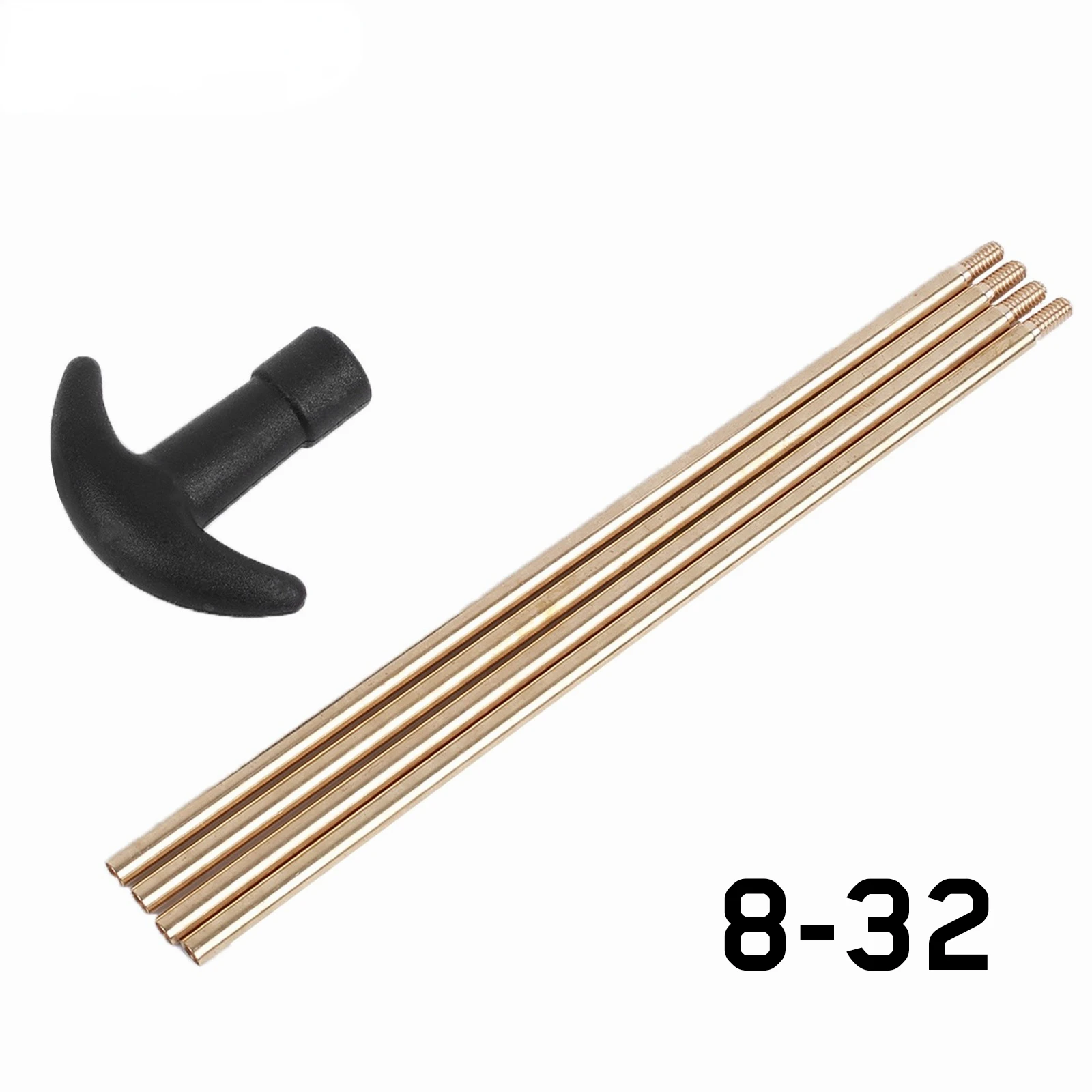 Portable Hunting Gun Cleaning Rods Set with T-Handle 8-32 Thread Brass Rod for Pistol Rifle Tactical Gun Cleaning Tool 70cm
Portable Hunting Gun Cleaning Rods Set with T-Handle 8-32 Thread Brass Rod for Pistol Rifle Tactical Gun Cleaning Tool 70cm