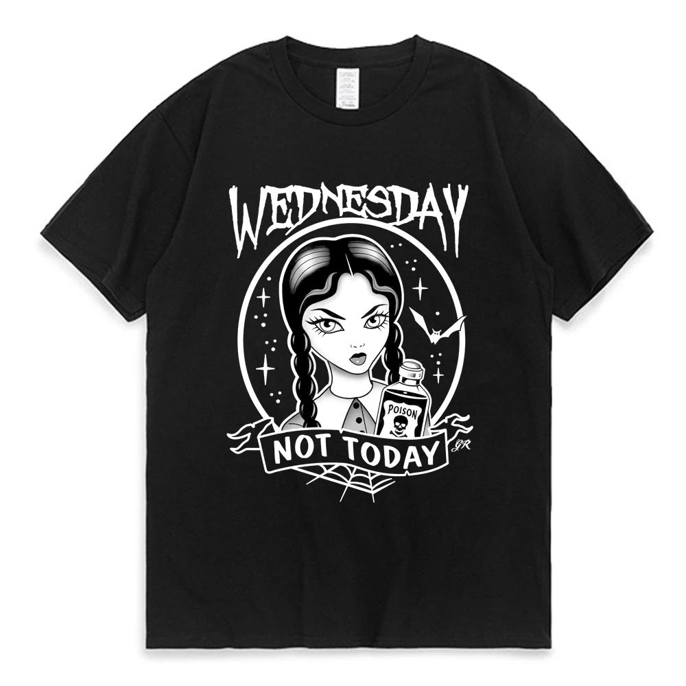 Funny Wednesday Addams Graphic Tshirts for Men Women New TV Series T Shirt Gothic Short Sleeve Tees Oversized Streetwear T-shirt
Funny Wednesday Addams Graphic Tshirts for Men Women New TV Series T Shirt Gothic Short Sleeve Tees Oversized Streetwear T-shirt