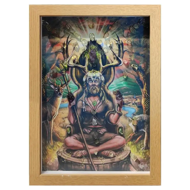 Crystal Painting For Wall Decor Tarot Painting With Handmade Frame Art Painting Decoration For Room Decor Witchy Alt Astrology
Crystal Painting For Wall Decor Tarot Painting With Handmade Frame Art Painting Decoration For Room Decor Witchy Alt Astrology