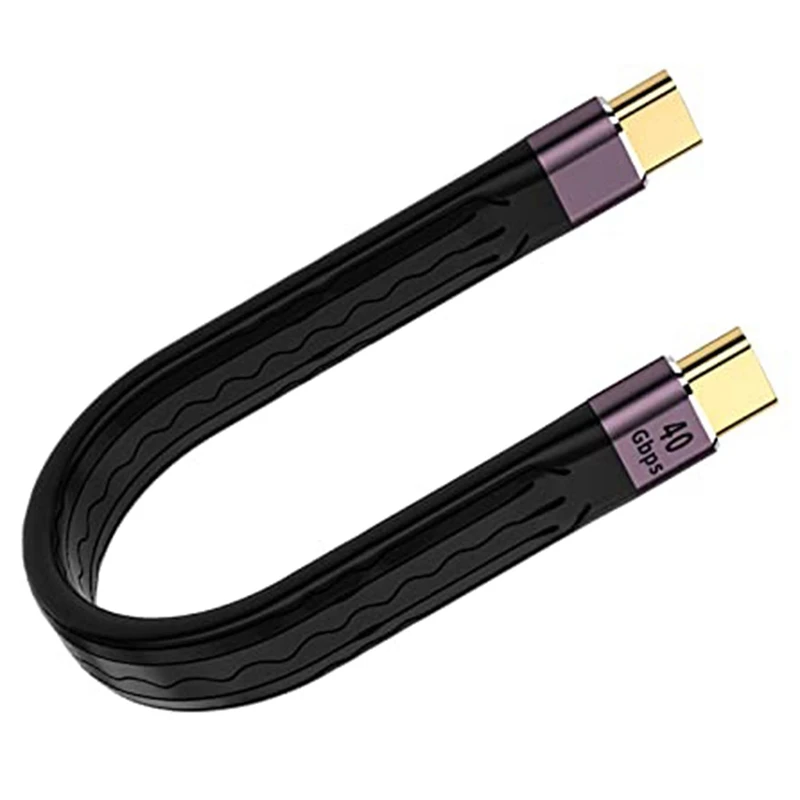 Двухсторонний гибкий ультракороткий кабель, 40 ГБ, с коротким кабелем USB C «папа»-«мама» USB C «папа», модель FPC
Двухсторонний гибкий ультракороткий кабель, 40 ГБ, с коротким кабелем USB C «папа»-«мама» USB C «папа», модель FPC