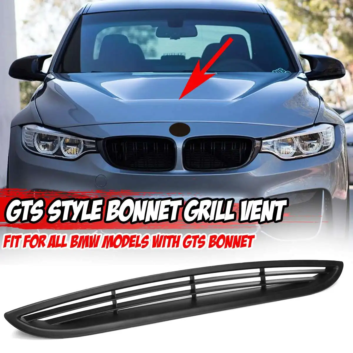 GTS Style 2x Car Front Bonnet Grill Hood Vent Cover Air Outlet For BMW E90 E91 E92 E93 F10 F22 G20 G30 F30 F80 F82 F83 M3 M4 M5
GTS Style 2x Car Front Bonnet Grill Hood Vent Cover Air Outlet For BMW E90 E91 E92 E93 F10 F22 G20 G30 F30 F80 F82 F83 M3 M4 M5