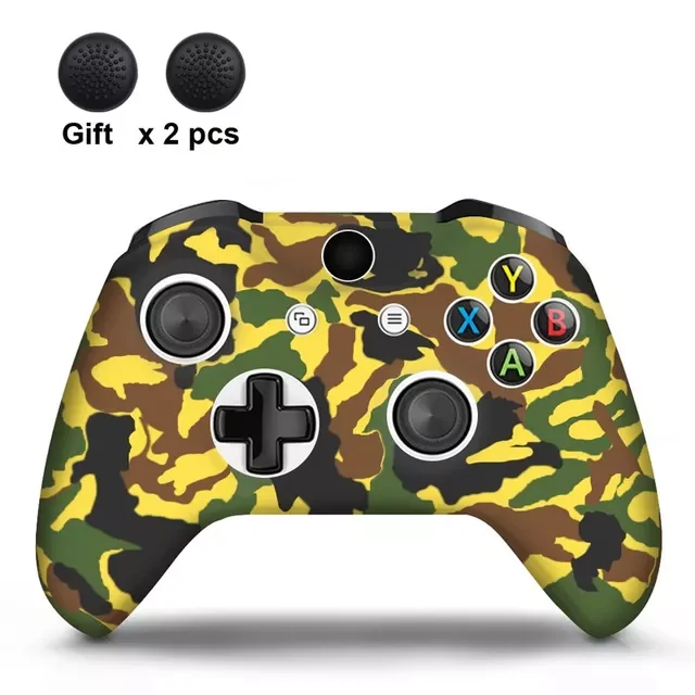 For Xbox One X/Slim Controller Gamepad Silicone Cover Rubber Skin Case Protective For Xbox One Slim Joystick Thumb Grips Caps
For Xbox One X/Slim Controller Gamepad Silicone Cover Rubber Skin Case Protective For Xbox One Slim Joystick Thumb Grips Caps