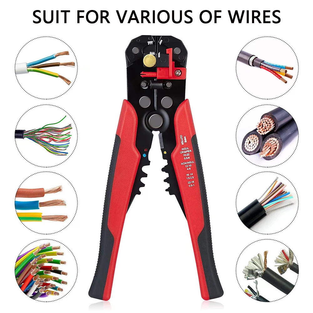 Cable Cutting Stripping Multifunctional Pliers Repair Crimping Hand Tools High-Precision Professional Electrician Wire
Cable Cutting Stripping Multifunctional Pliers Repair Crimping Hand Tools High-Precision Professional Electrician Wire