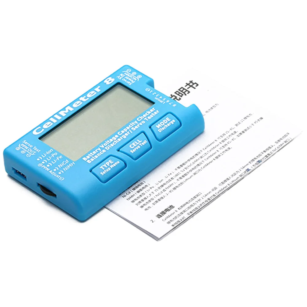 AOKda CellMeter 8 Digital Battery Capacity Checker LCD Display CellMeter For LiPo LiFe Li-lon Nicd NiMH Battery For RC Toy
AOKda CellMeter 8 Digital Battery Capacity Checker LCD Display CellMeter For LiPo LiFe Li-lon Nicd NiMH Battery For RC Toy