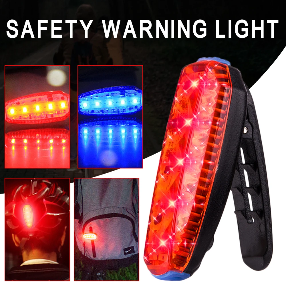 LED Bicycle Light Bike Warning Lamp Cycling Tail Lamp Multifunctional Backpack Helmet Running Signal Lamp Bicycle Accessories
LED Bicycle Light Bike Warning Lamp Cycling Tail Lamp Multifunctional Backpack Helmet Running Signal Lamp Bicycle Accessories