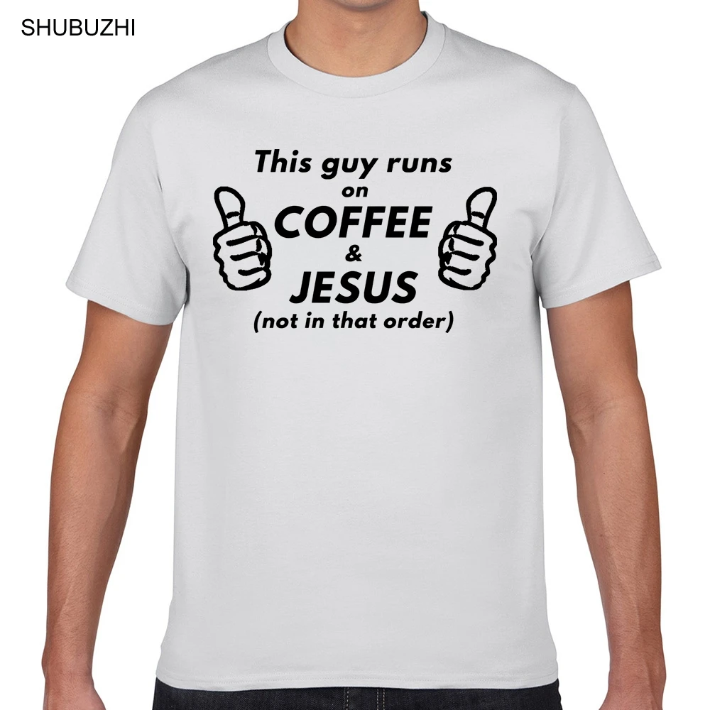Tops T Shirt Men coffee and jesus 2 Fit Inscriptions Print Male Tshirt male brand teeshirt men summer cotton t shirt
Tops T Shirt Men coffee and jesus 2 Fit Inscriptions Print Male Tshirt male brand teeshirt men summer cotton t shirt