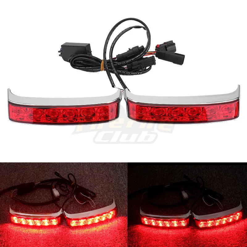 Motorcycle LED Saddlebag Running Luggage Lights Brake Tail Light For Harley Touring Road King FLHR 2014-2020 CVO Limited FLHTKSE
Motorcycle LED Saddlebag Running Luggage Lights Brake Tail Light For Harley Touring Road King FLHR 2014-2020 CVO Limited FLHTKSE