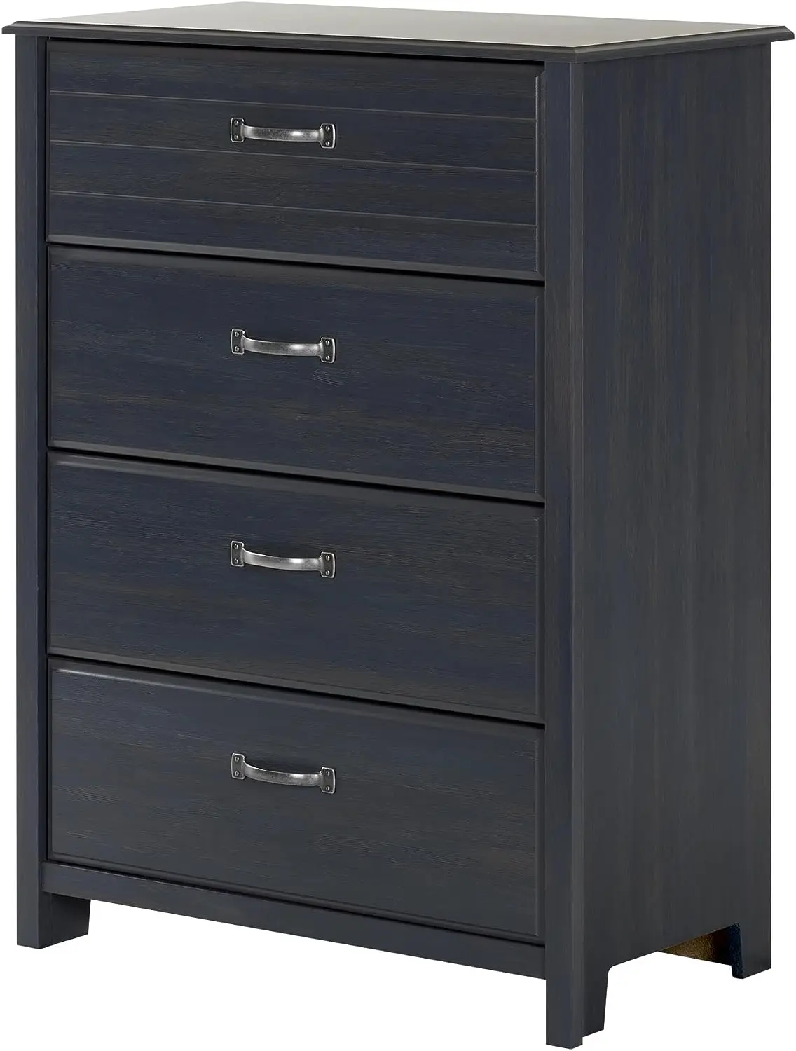 4-Drawer Dresser, Blueberry with Metal Handles
4-Drawer Dresser, Blueberry with Metal Handles