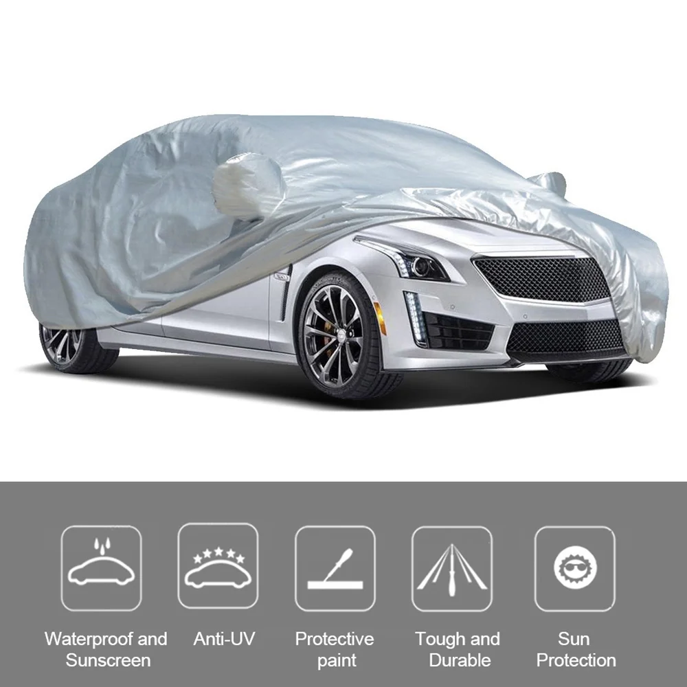 Universal Car Covers Sun Dust UV Protection Outdoor Auto Full covers Umbrella Size S/M/L/XL/XXL
Universal Car Covers Sun Dust UV Protection Outdoor Auto Full covers Umbrella Size S/M/L/XL/XXL