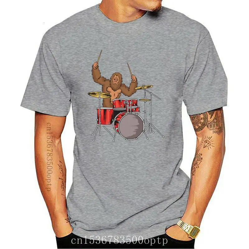 Camisetas de talla grande para hombre, ropa de moda de prealgodón, disfraces de Drumming, Sasquatch, 2016
Camisetas de talla grande para hombre, ropa de moda de prealgodón, disfraces de Drumming, Sasquatch, 2016