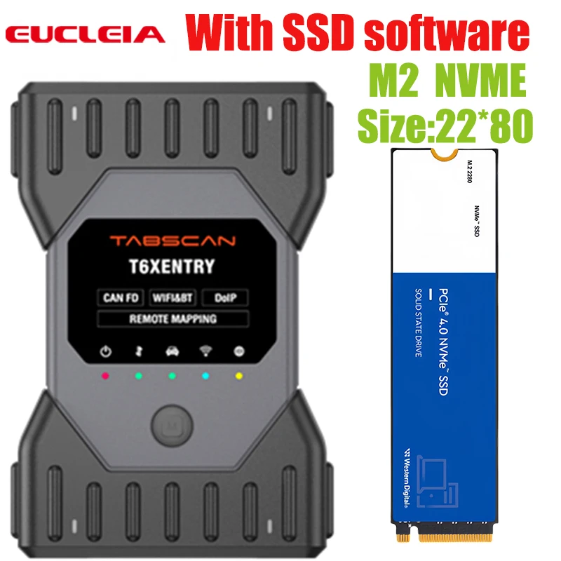 Eucleia TabScan Mer-cedes T6XENTRY Инструмент диагностики и кодирования ЭБУ Поддержка протоколов CAN FD и Dolp PK MB STAR C3 C4 C5 C6
Eucleia TabScan Mer-cedes T6XENTRY Инструмент диагностики и кодирования ЭБУ Поддержка протоколов CAN FD и Dolp PK MB STAR C3 C4 C5 C6