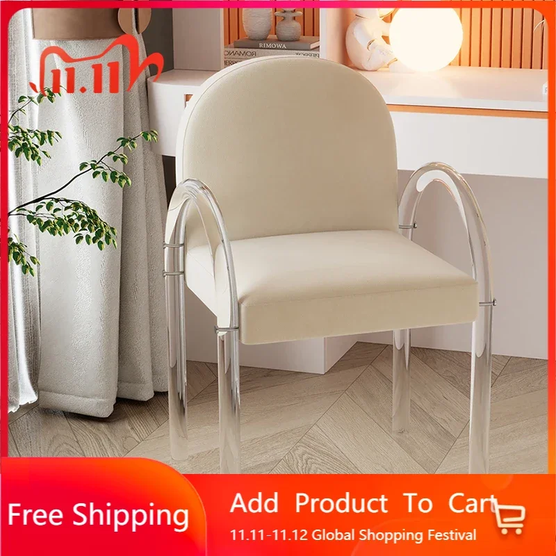 Portable Individual Dining Chair Ergonomic Acrylic Transparent Designer Dining Chairs Plastic Balcony Cadeiras Outdoor Furniture
Portable Individual Dining Chair Ergonomic Acrylic Transparent Designer Dining Chairs Plastic Balcony Cadeiras Outdoor Furniture