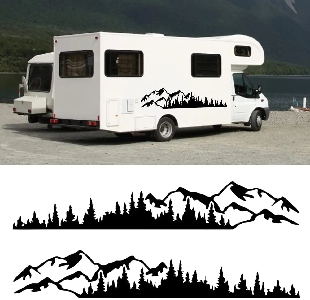 Wilove 2PCS Mountain Forest Graphic Vinyl Car Sticker Car Body Decoration Sticker for Truck Window Bumper Door Kayak Decals (New
Wilove 2PCS Mountain Forest Graphic Vinyl Car Sticker Car Body Decoration Sticker for Truck Window Bumper Door Kayak Decals (New
