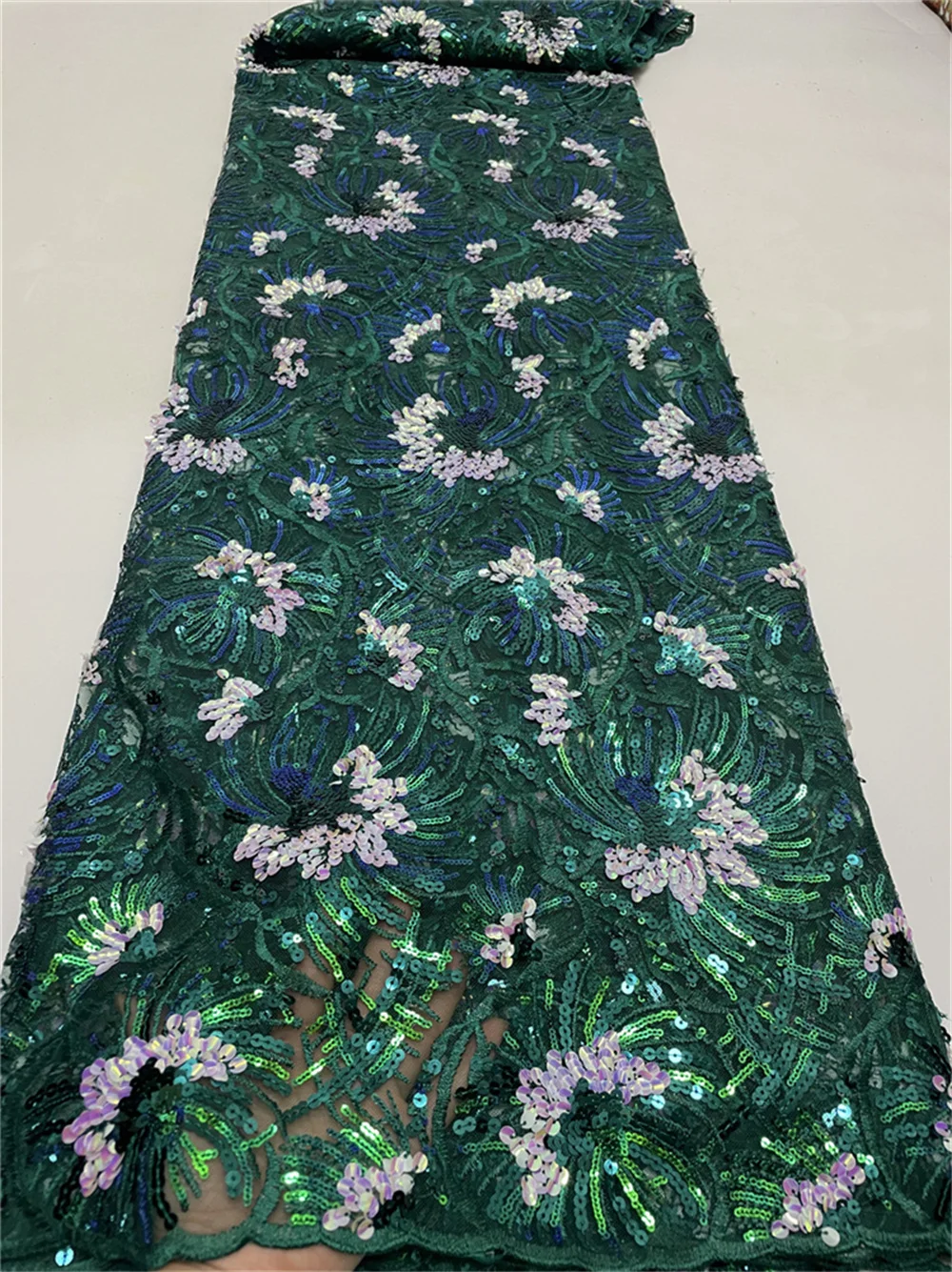 2022High Quality African Nigerian Tulle Lace Fabric Embroidery Party Dress Sequins French Guipure Fabric For Sewing 5yard
2022High Quality African Nigerian Tulle Lace Fabric Embroidery Party Dress Sequins French Guipure Fabric For Sewing 5yard